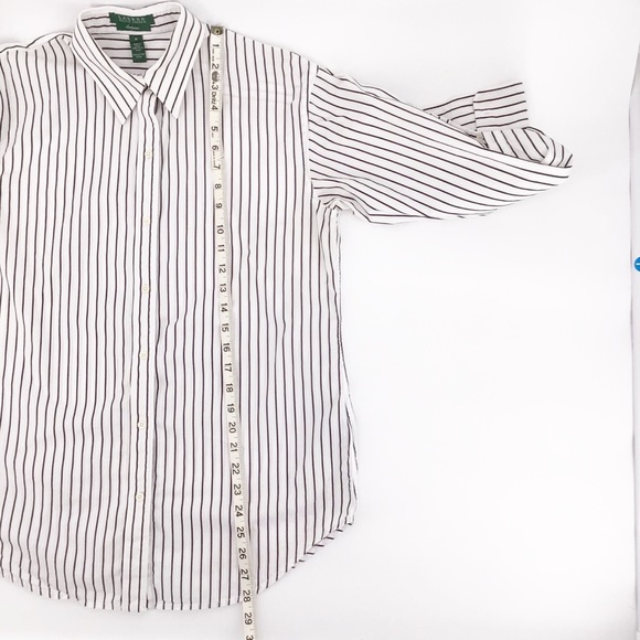 Lauren Ralph Lauren Exclusive Stripe Button Down - Picture 4 of 12